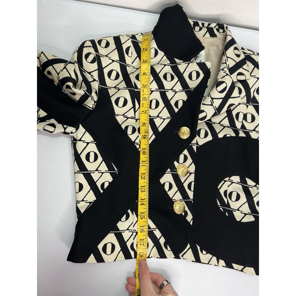 Vintage Abstract Moschino Cheap and Chic XO Love Jacket Women’s Size 10 READ - Picture 3 of 16